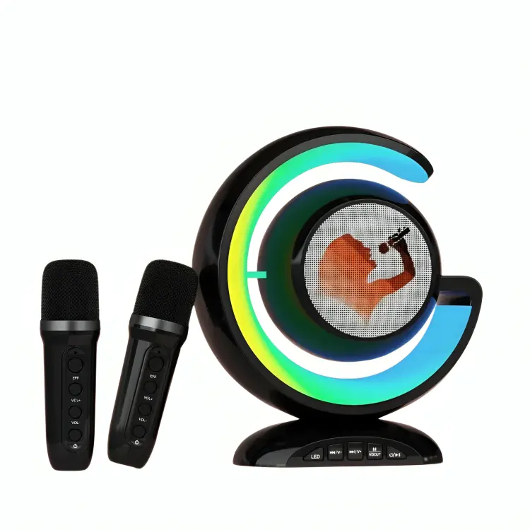 مكبر صوت لاسلكي لعرض الضوء YS-110 (أسود)