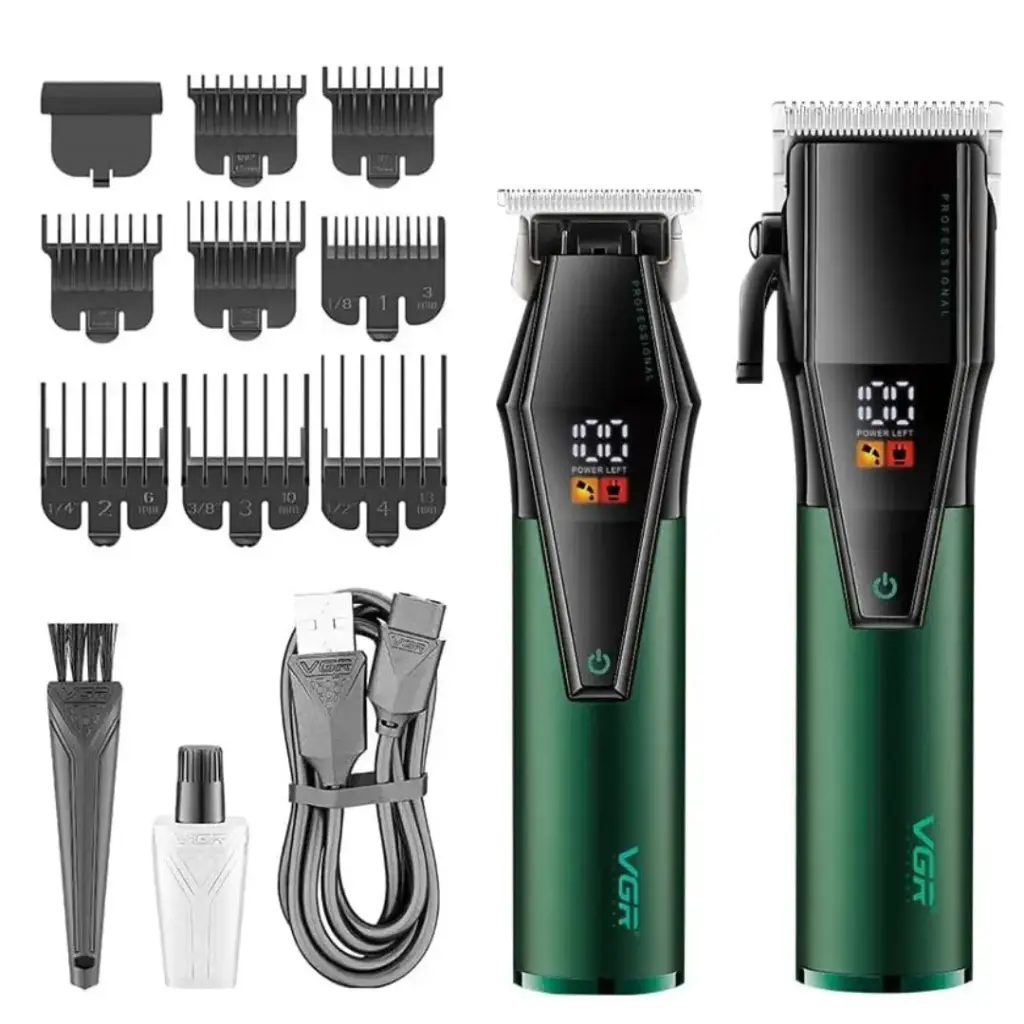 VGR V-677 Hair Trimmer Professional Clipper Set With Box 