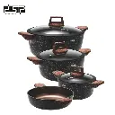 DSP 7 Pieces Multi CookWare Set CA005-S02-Black 