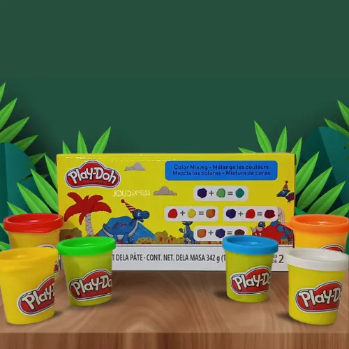 Play-Doy 6 Colored Bottles Toy 7077