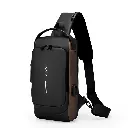Shoulder Bag with Lock Fashion Black