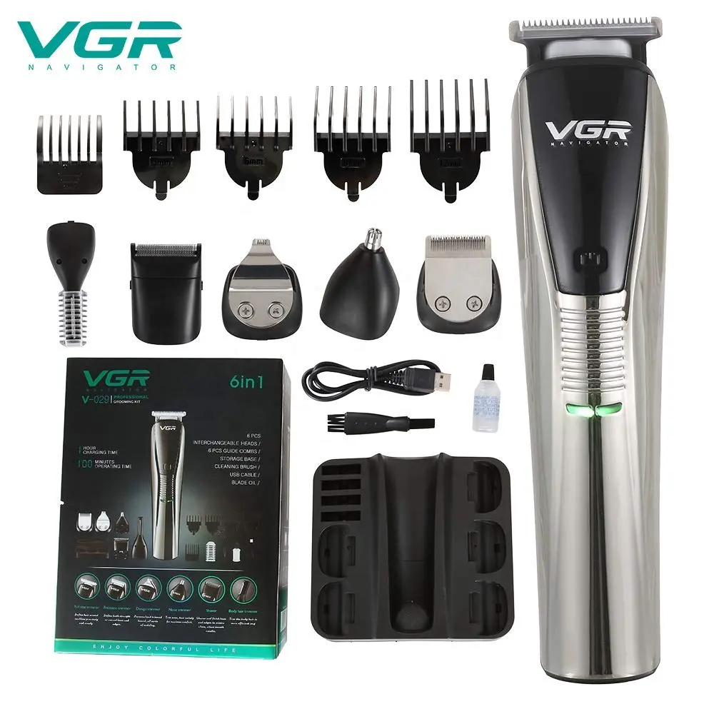 VGR V-029 Professional Grooming Kit Runtime 