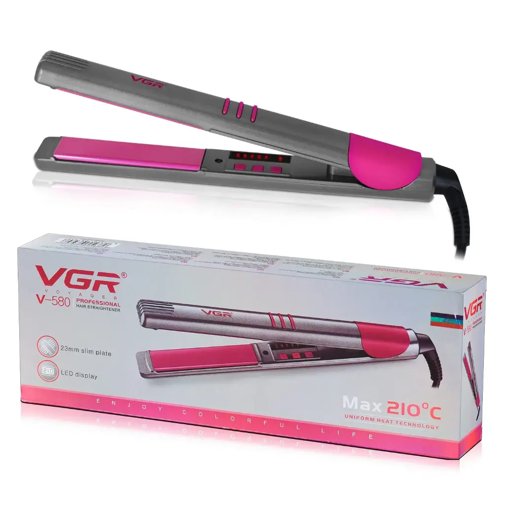 VGR V-580 Hair Straightener 130°C to 210°C Heat Producer for Women