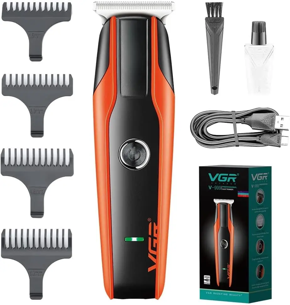 VGR V-999, Professional Hair Trimmer - Black Orange