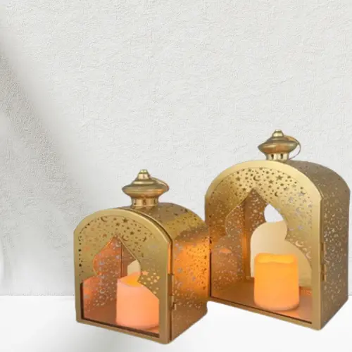 طقم فوانيس رمضان ٢ قطعة