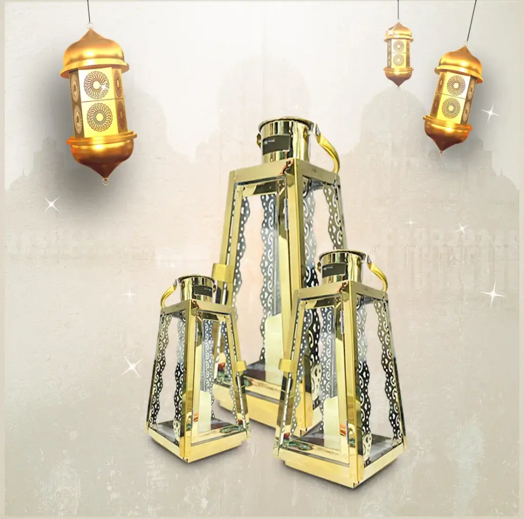Ramadan Lanterns Set of 3Pcs