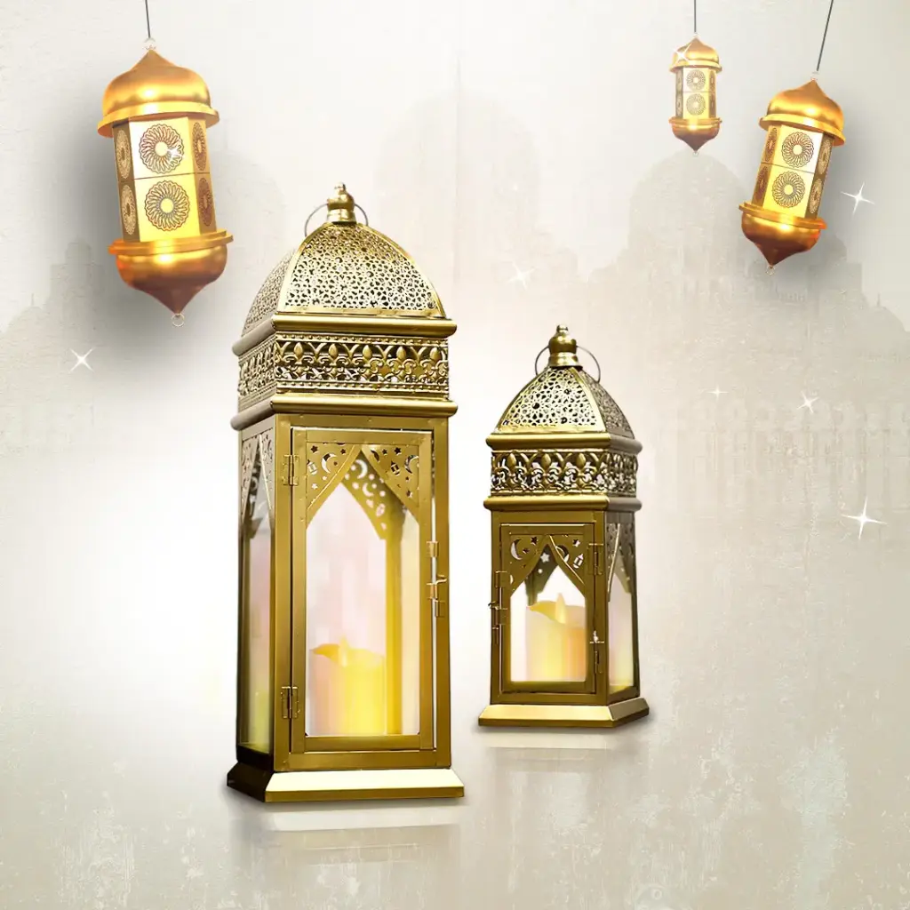 مجموعة فوانيس رمضان من قطعتين 1-7