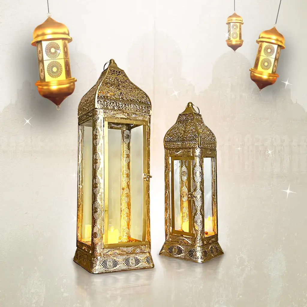 Ramadan Lantern Set of 2Pcs 1-8