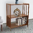 Antique Bamboo Display Shelf