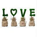 4Pcs Flower Artificial 