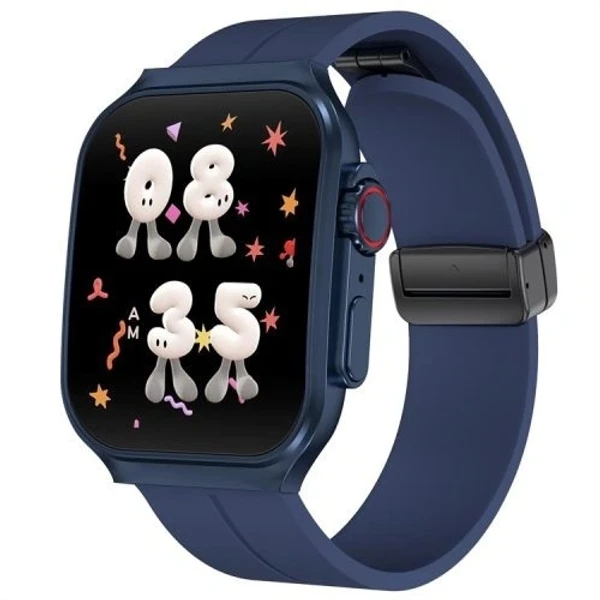 Smart Watch OP88 Super Flexible Surface Design (Blue)