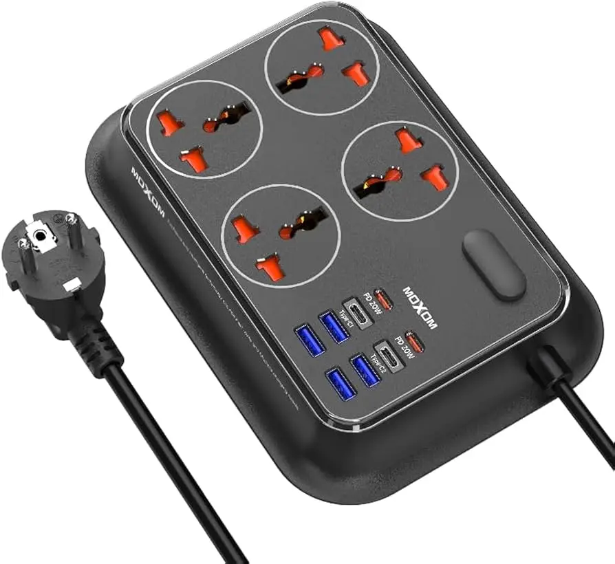 مقبس MOXOM MX-ST24 بقوة 2500 واط 12 في 1