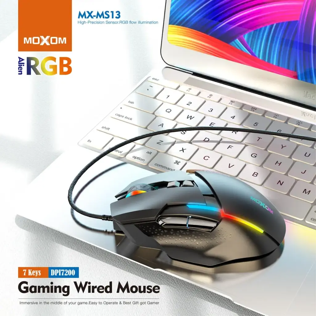 ماوس الألعاب السلكي MOXOM MX-MS13