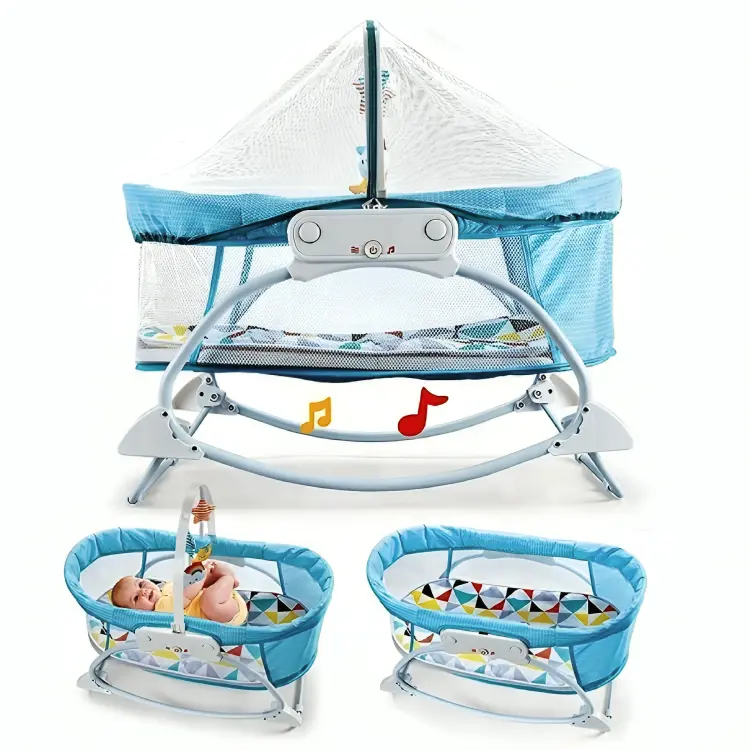 Rocker & Bassinet Baby Bed 3 in 1 