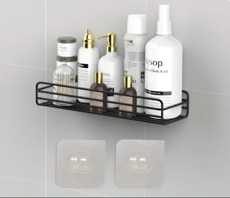 Bathroom Storage Shelf With Strong Magic Sticker 