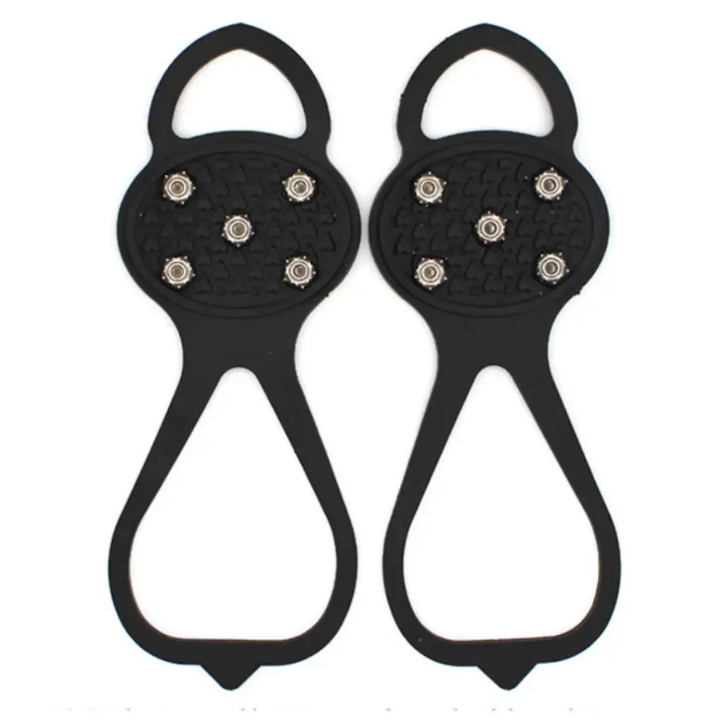Non Slip Shoe Grips for Ice, Universal Gripper Spikes Ice Cleats