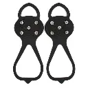 Non Slip Shoe Grips for Ice, Universal Gripper Spikes Ice Cleats