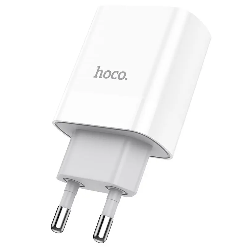 شاحن hoco C80A 20 واط من النوع C + USB-A