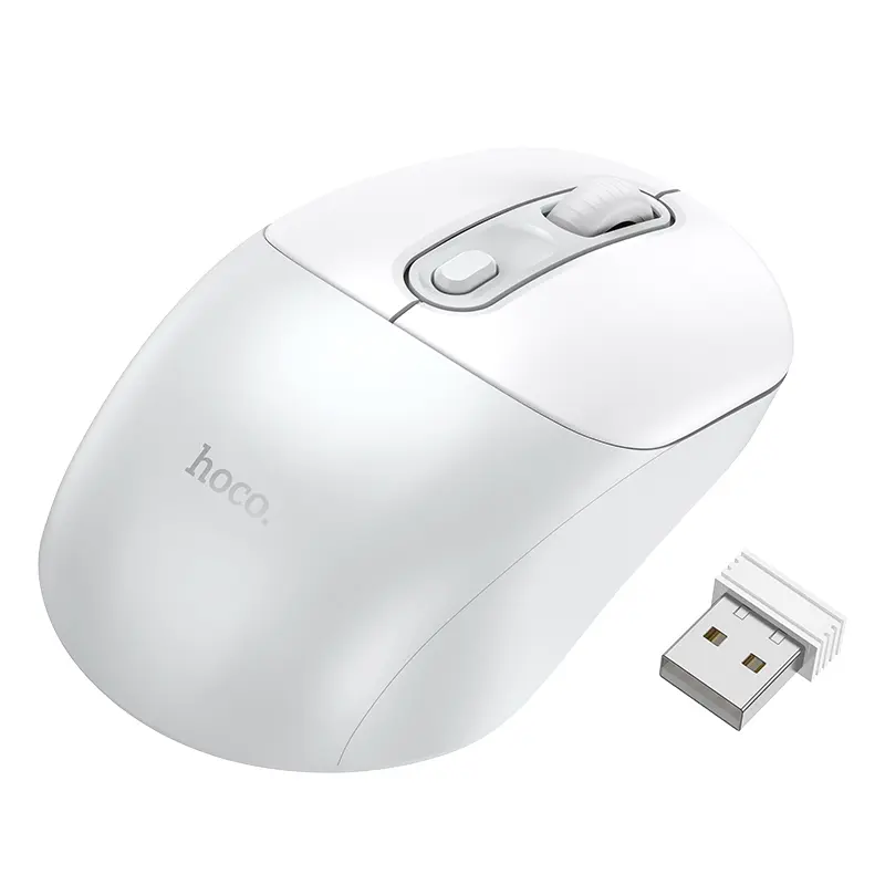 hoco GM28 Wireless Business Mouse 2.4G - White