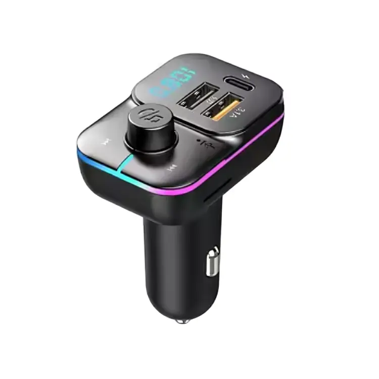 شاحن سيارة يو إس بي من أليسون بإضاءة ليد ملونة ALS-A46