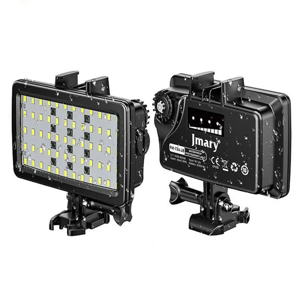 مصباح تعبئة مقاوم للماء من Jmary FM-72 RGB