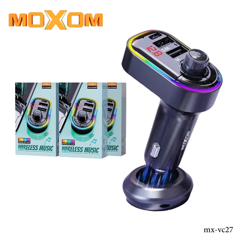 شاحن سيارة ومشغل موسيقى Moxom MX-VC27