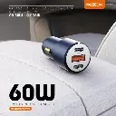 Moxom MX-VC23 PD 100W Dual Port Flash Magnetic Cable Car Charger