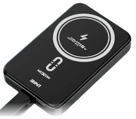 MOXOM MX-PB116 10000mAh 15W Wireless Power Bank