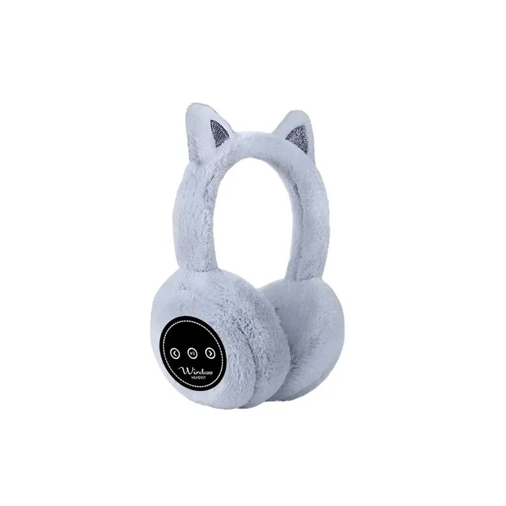 Soft Comfortable Furry Wireless Headphones 