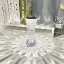 Pretty Waist Crystal USB Rechargeable Night lights Acrylic LED Crystal Table lamp 