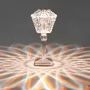 Rhomboid Crystal Petal rose Rechargeable Night lights 5085