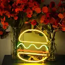 Hamburger Neon Led Signs 