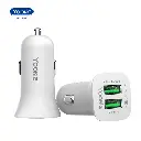 شاحن سيارة يو كي ثنائي USB PC6 2.4A