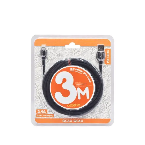 كابل بيانات MOXOM MX-CB43 2.4A 3M