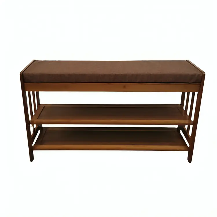 Bamboo Storage Bench for Shoes 7811