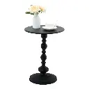 Black Metal Small End Coffee Table 