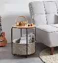 Small Round Side End Table 