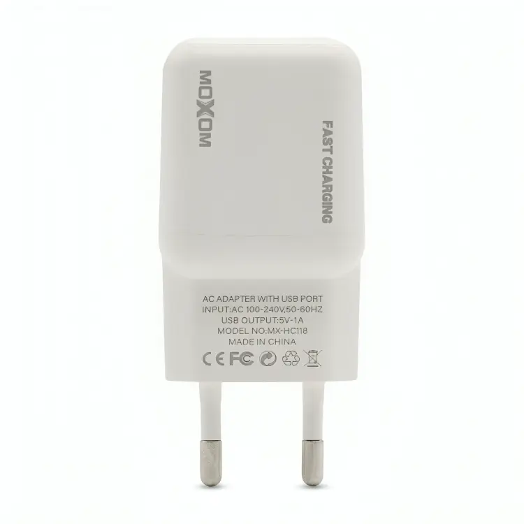 Moxom MX-HC88 QC3.0 18W charger With Micro Cable