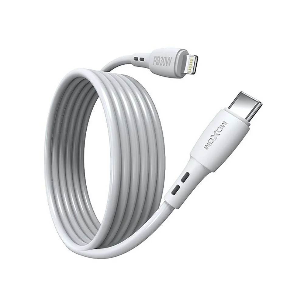 Moxom MX-CB133 Lightning Cable 2m 30w White