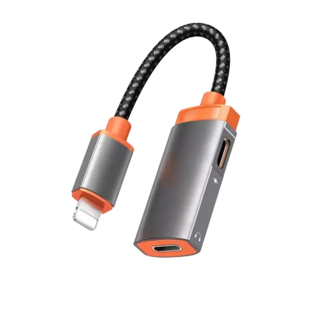 Moxom  Lightning To Dual Lightning OTG Adapter