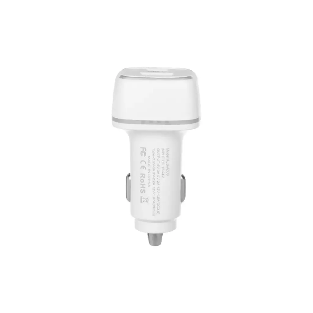 Allison USB Car Charger ALS-A600 (White)