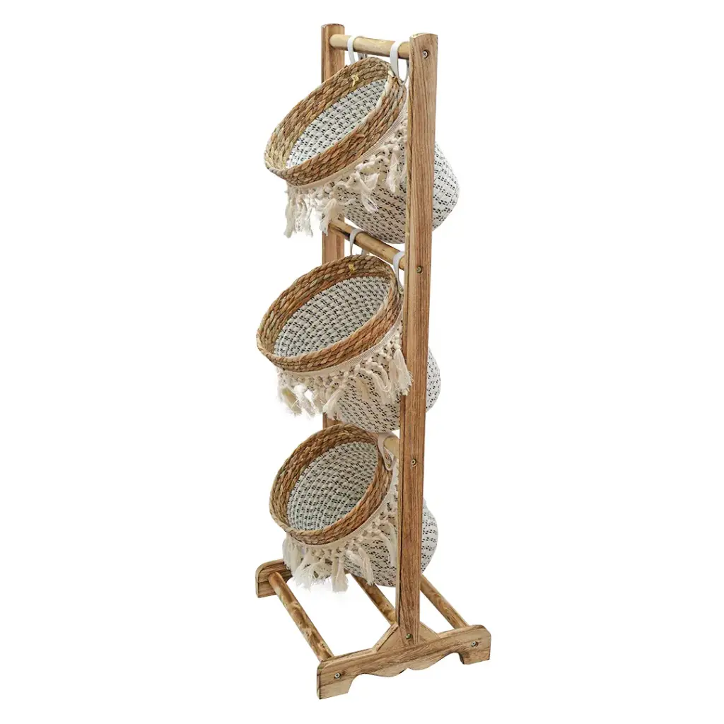WOOD BASKET 