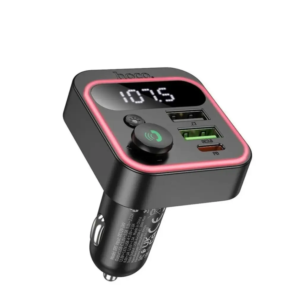 Hoco E85 Tiger PD20W+QC3.0 car BT FM transmitter