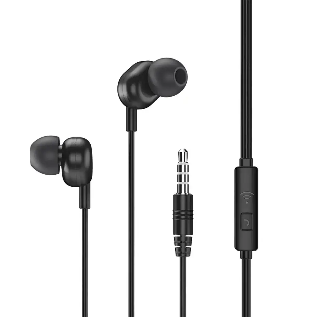 REMAX Wired Earphone RW-105 (Black)