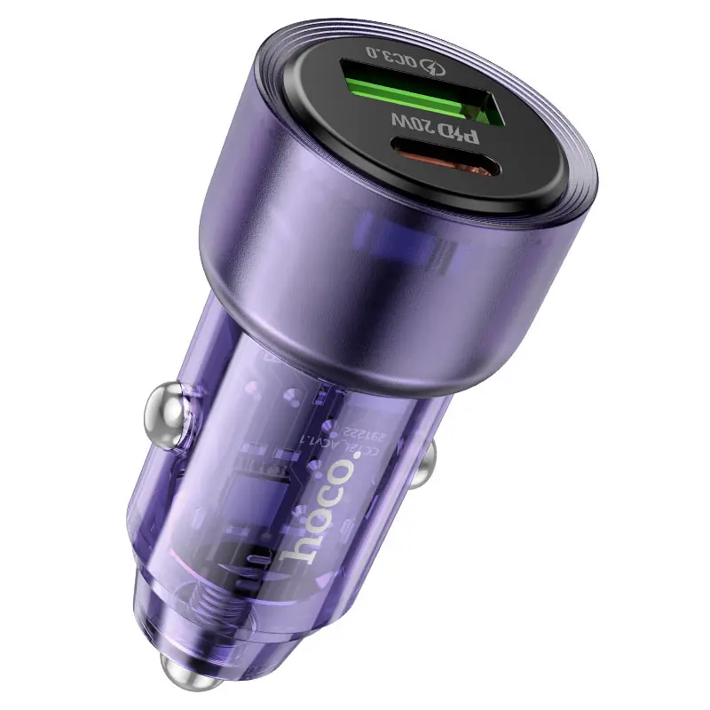 hoco High Power Crystal Mini Car Charger 38W Z52 