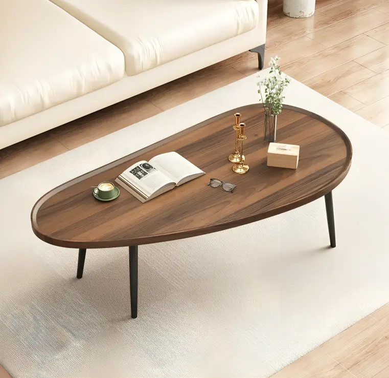 Elliptical Modern Coffee Table 