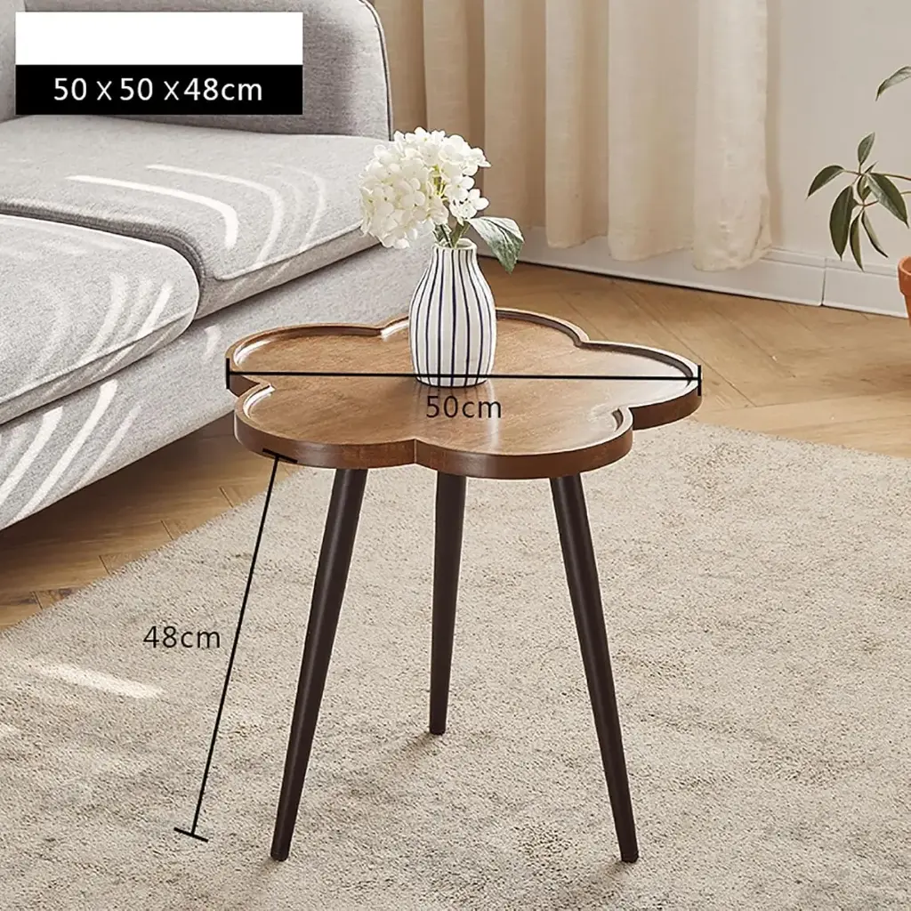 Modern Small Side Table with Tripod Legs