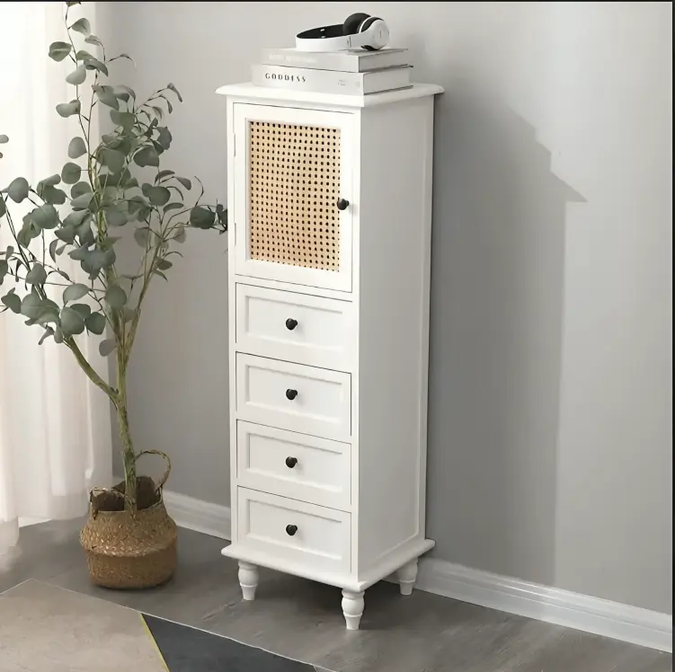 Freestanding Kitchen Pantry Storage Cabinet (Wood) 