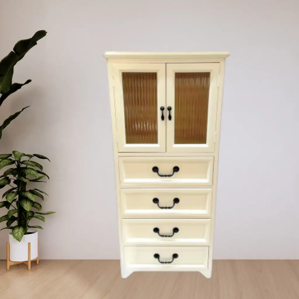 Doors Freestanding Kitchen Pantry Storage Cabinet (Wood)