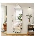 Full Length Wall Wave Mirror (with stand) 
